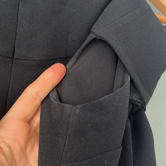 TIBI black off the shoulder bows dress, size 6 - Picture 12 of 13